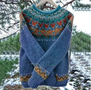 Rhea Women's Sweater - shown in use
