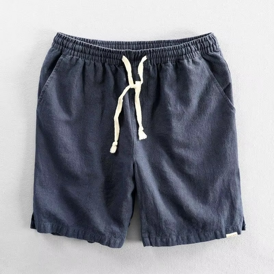 Zane Men's Linen Shorts - styled view