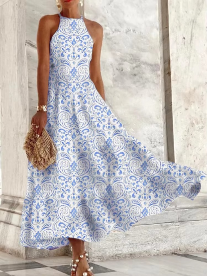 Xanthe Women's Maxi Dress - fabric and finish detail