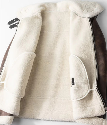 Rufus Men's Coat - fabric and finish detail