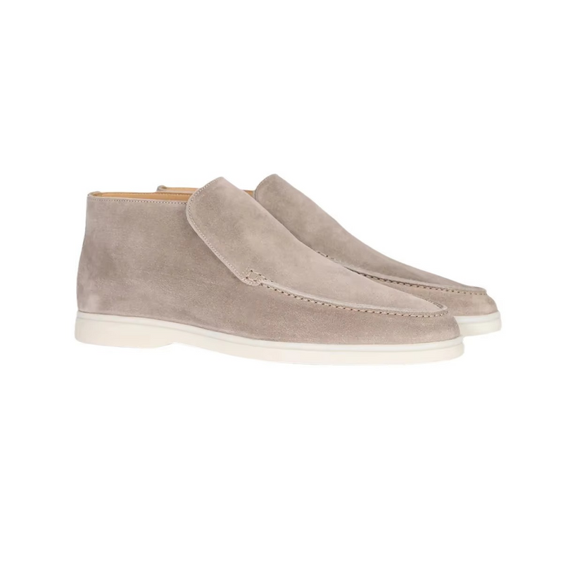 Jude Men's Suede Loafers - full-length view