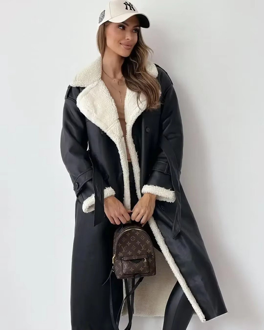 Mabel Women's Trench Coat - front view