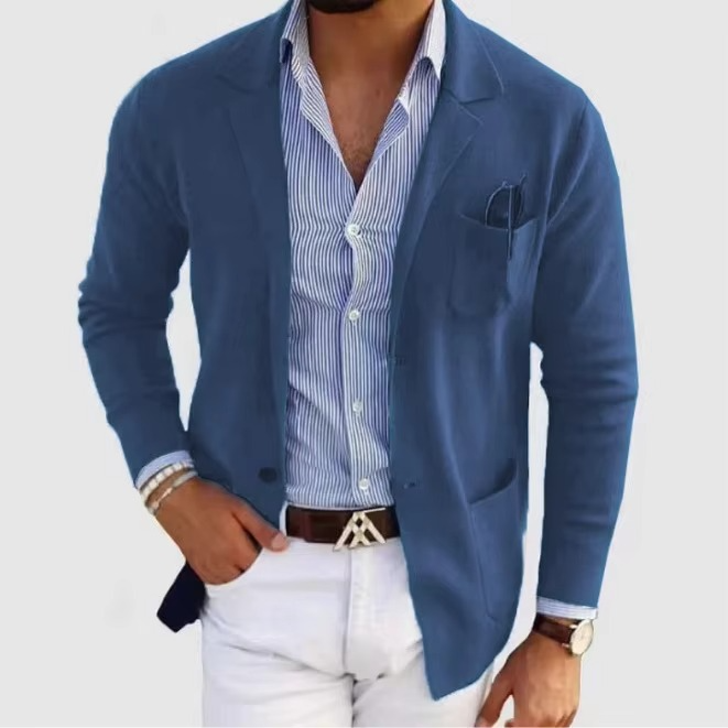 Griffin Men's Cardigan - styled view
