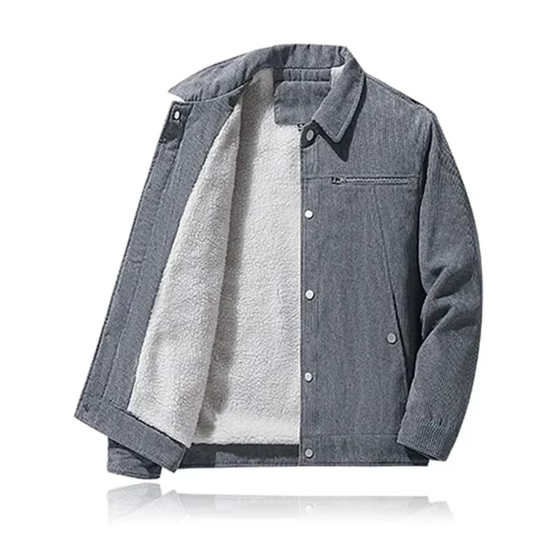 Finnian Men's Coat - close-up detail