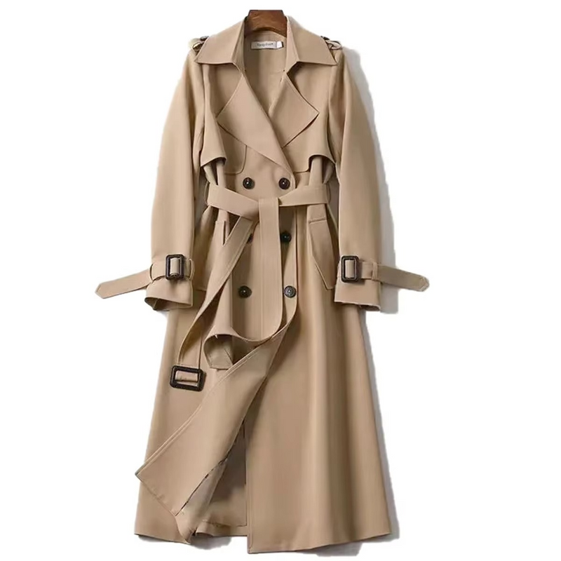 Odette Women's Trench Coat - front view