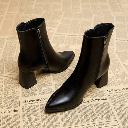 Iris Women's Ankle Boots - fabric and finish detail