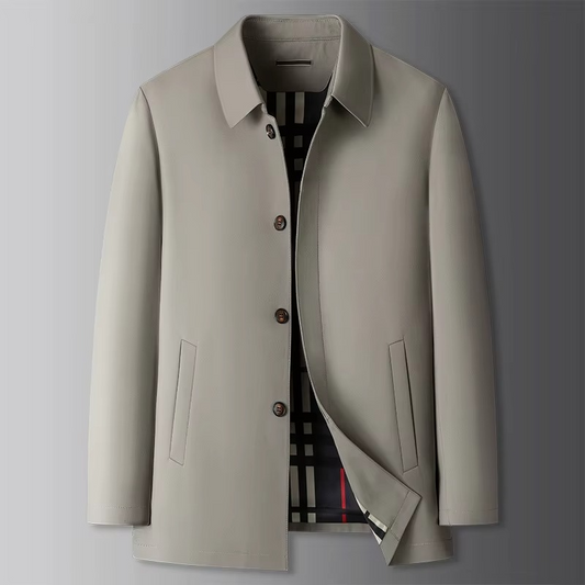 Quill Men's Trench Coat - styled view