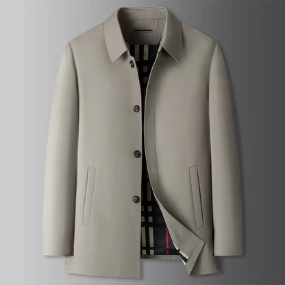 Quill Men's Trench Coat - styled view