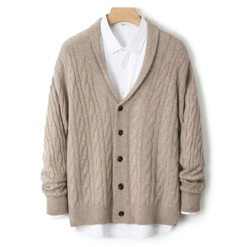 Nico Men's Cardigan - front view