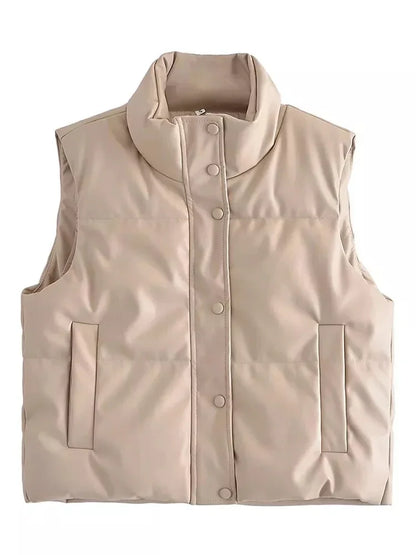 Mabel Women's Quilted Puffer Jacket - full-length view