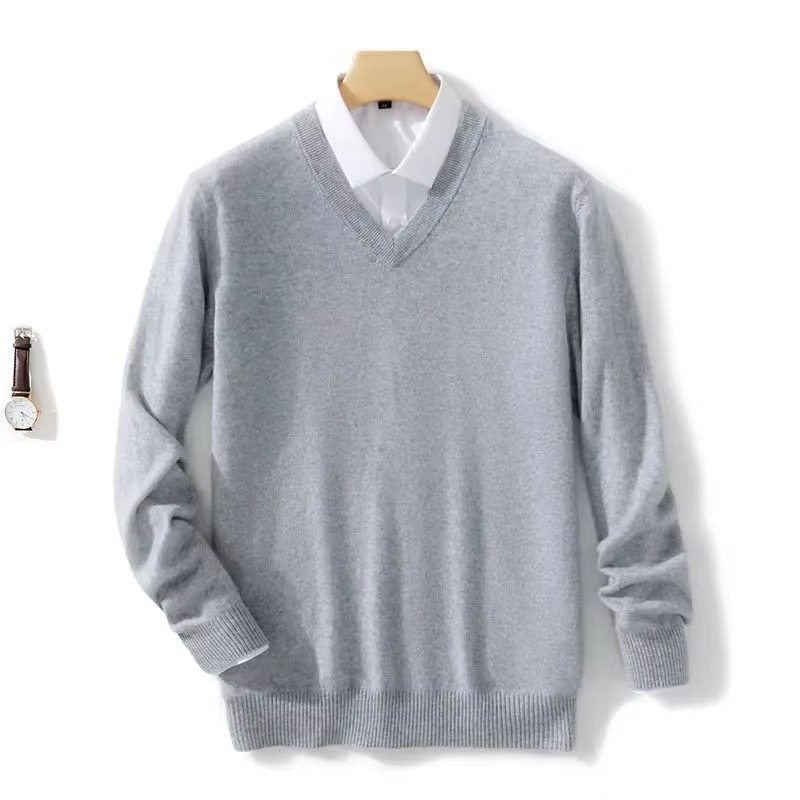 Rufus Men's Sweater - fabric and finish detail