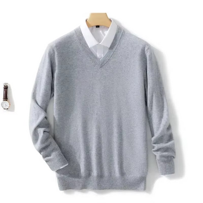 Rufus Men's Sweater - fabric and finish detail