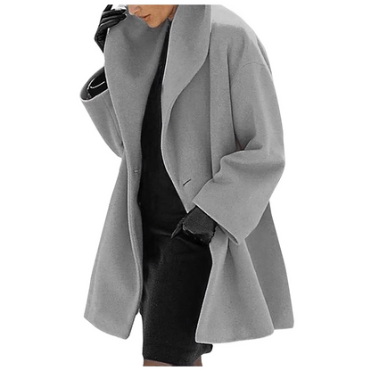 Saskia Women's Coat - fabric and finish detail