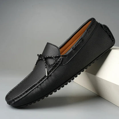 Nico Men's Loafers - fabric and finish detail