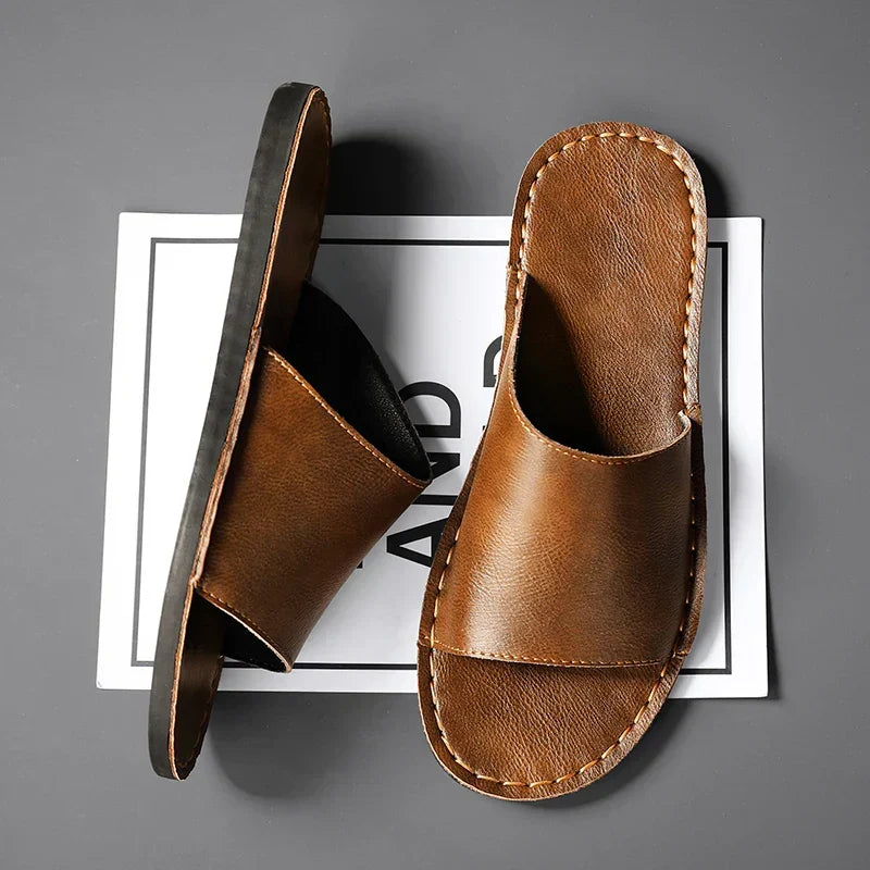 Theo Men's Sandals - fabric and finish detail