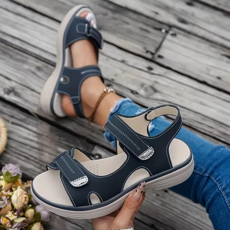 June Women's Platform Sandals - back view