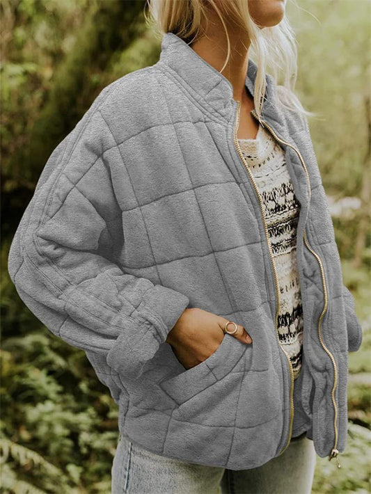 Wilda Women's Quilted Jacket - styled view