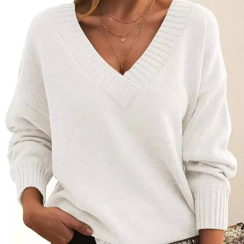 Dahlia Women's Oversized Sweater - flat lay
