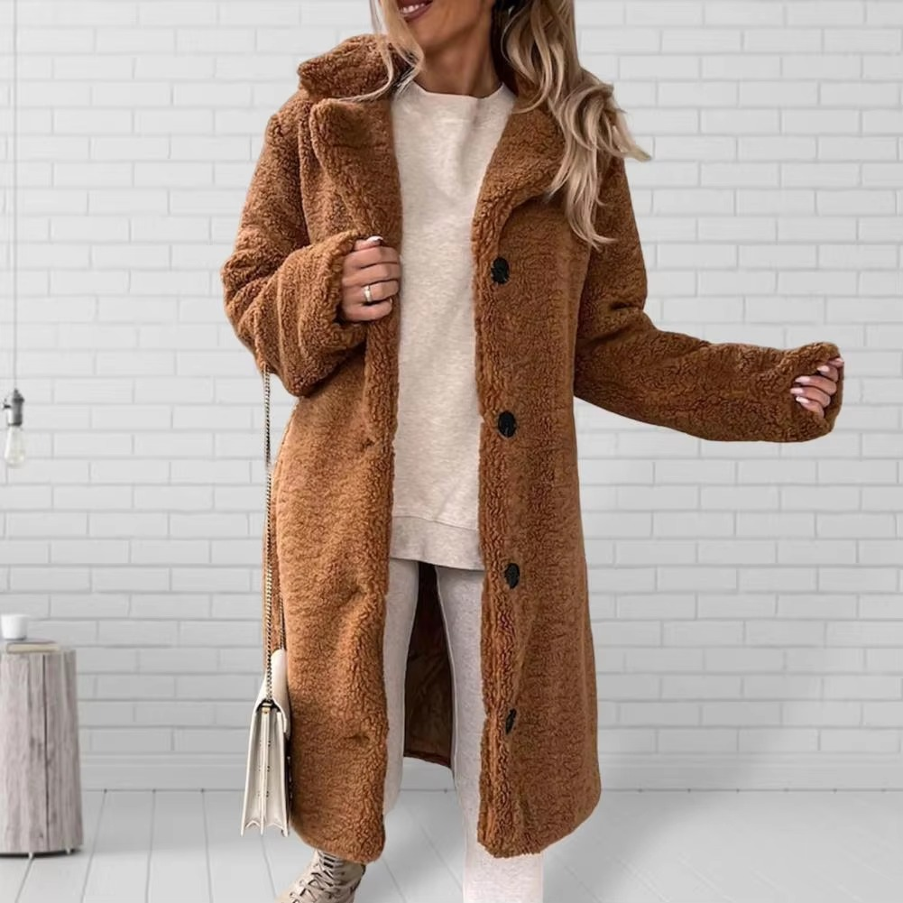 Uma Women's Oversized Trench Coat - front view