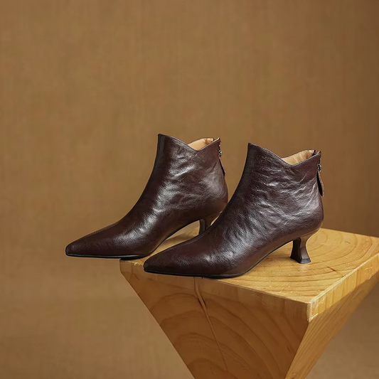 Hattie Women's Block Heel Ankle Boots - front view