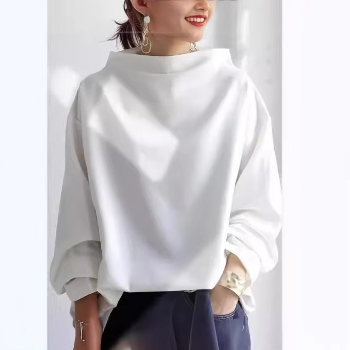 Ava Women's Top | Turtleneck, Long Sleeve