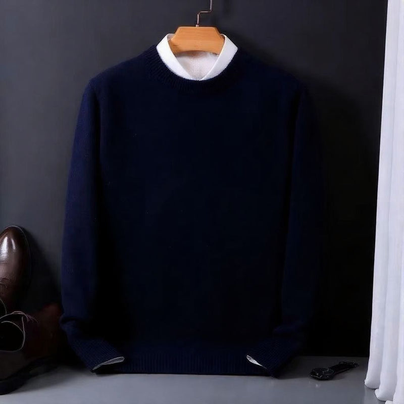 Caleb Men's Oversized Sweater - close-up detail