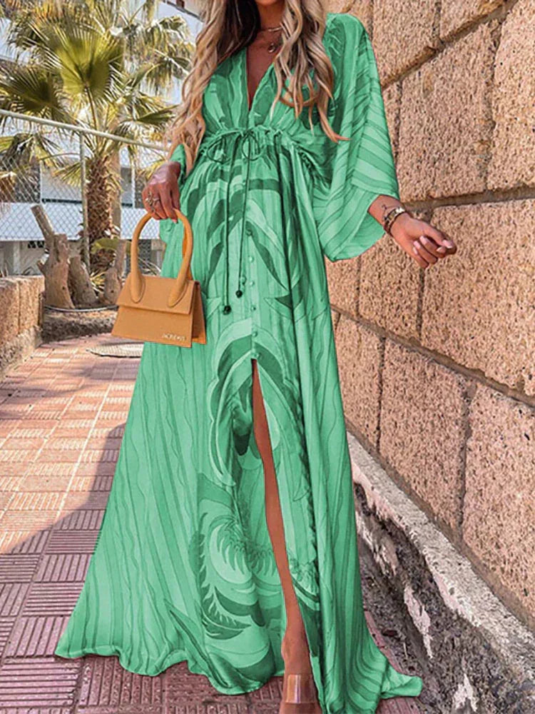 Selma Women's Maxi Dress - close-up detail