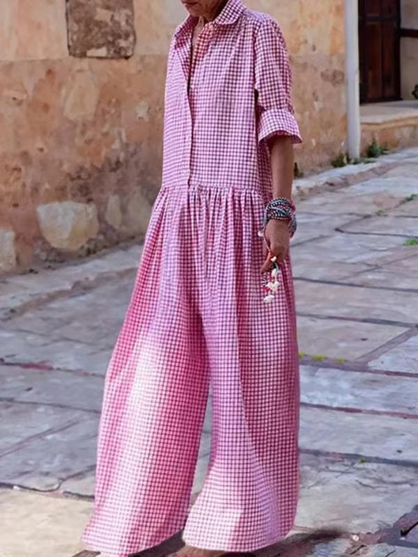 Nell Women's Wide Leg Jumpsuit - front view