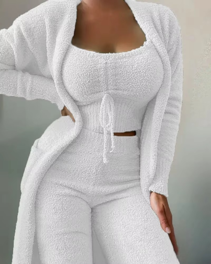 Jolie Women's Pyjama Set | Black, White