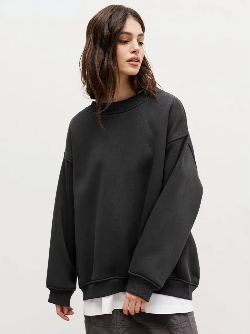 Elena Women's Oversized Sweatshirt - flat lay