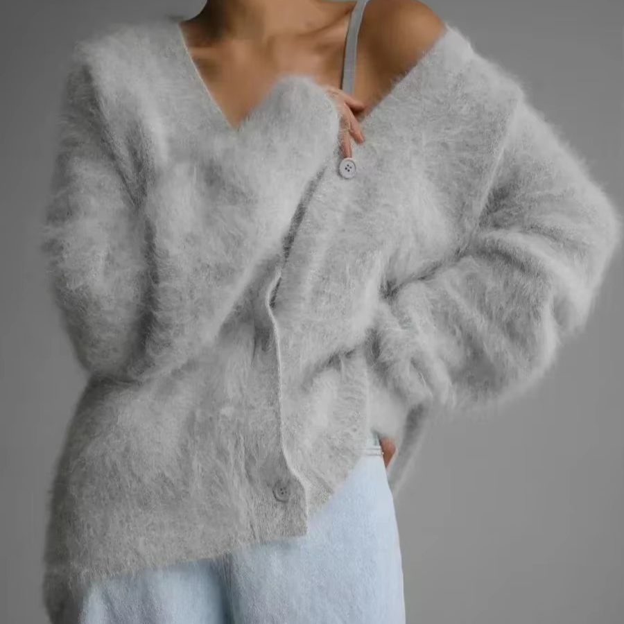 Sophie Women's Oversized Cardigan - close-up detail