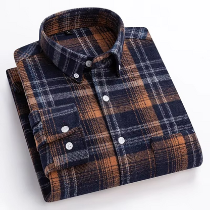 Otis Men's Plaid Shirt - flat lay