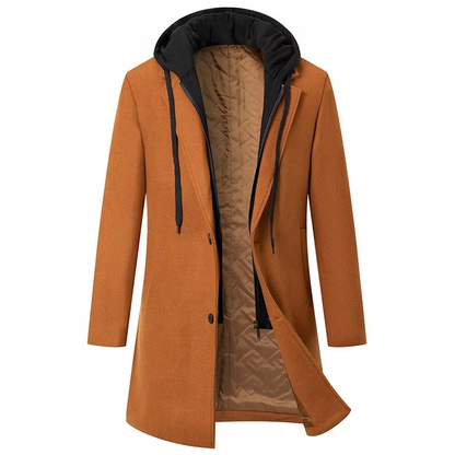 Theo Men's Trench Coat - front view