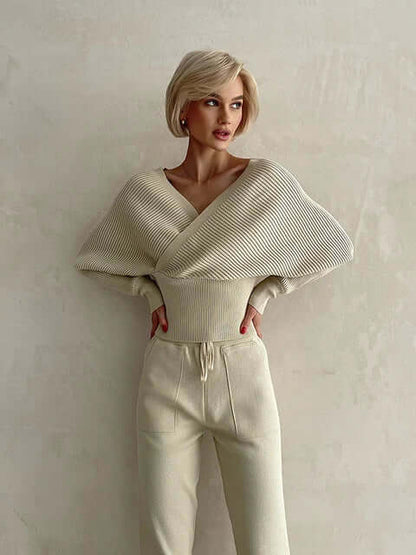 Nell Women's Sweater - flat lay