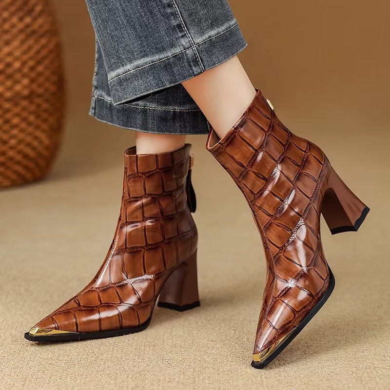 Giselle Women's Ankle Boots | Retro, Leather