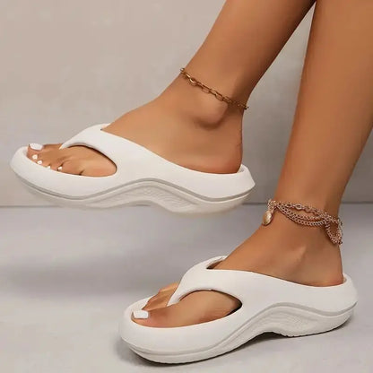 Paloma Women's Platform Flip Flops - back view