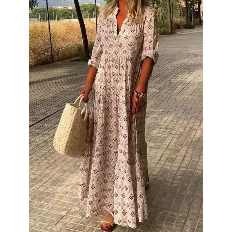 Selma Women's Maxi Dress - back view