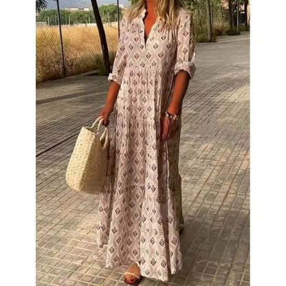 Selma Women's Maxi Dress - back view