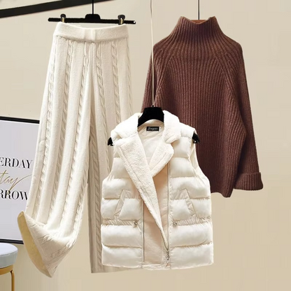 Edith Women's Sweater - fabric and finish detail