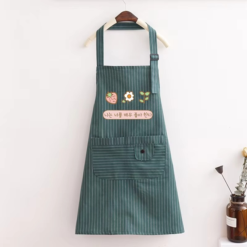Ember Plaid Apron - styled view
