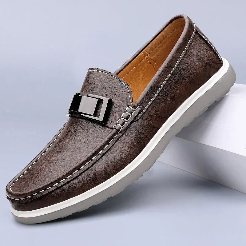 Soren Men's Loafers | Slip, Flat, Almond Toe