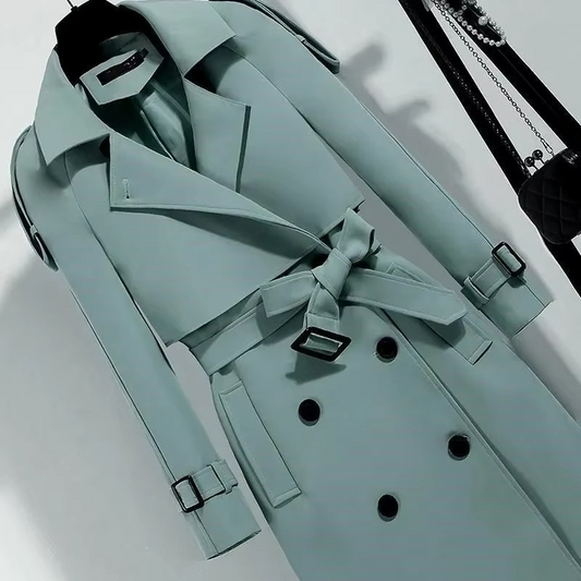 Camille Women's Trench Coat - front view