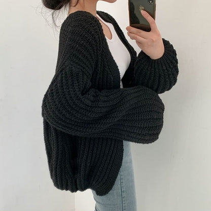 Nell Women's Oversized Cardigan - styled view