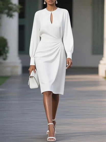 Faye Women's Midi Dress - close-up detail