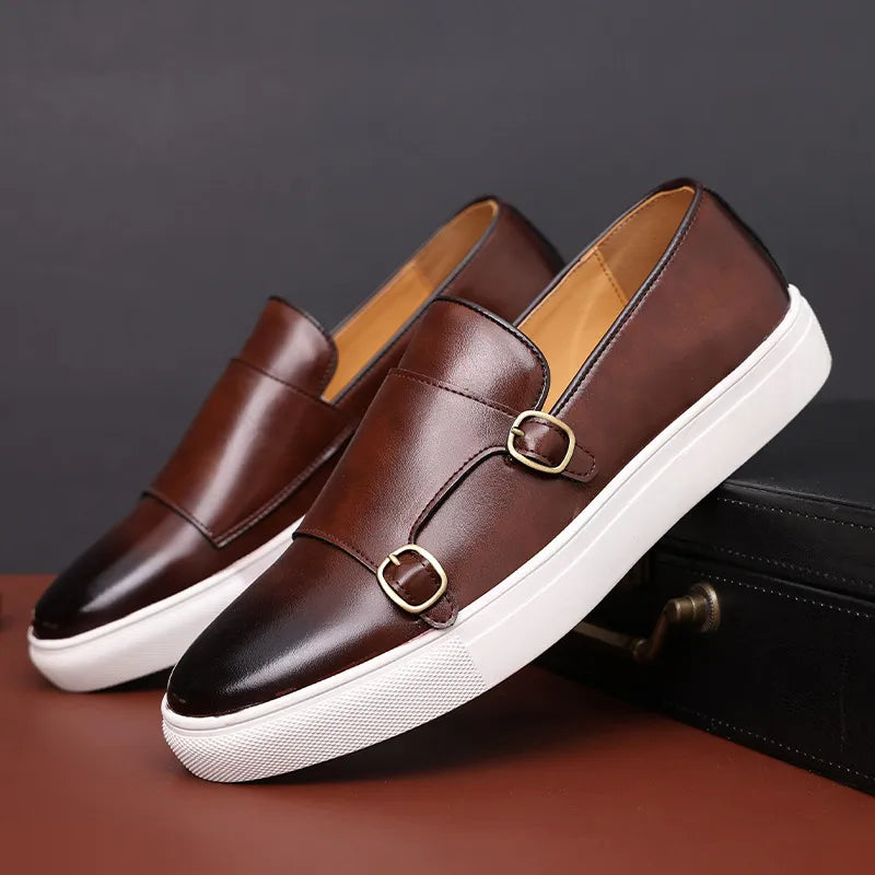 Flynn Men's Loafers | Slip, Flat, Almond Toe