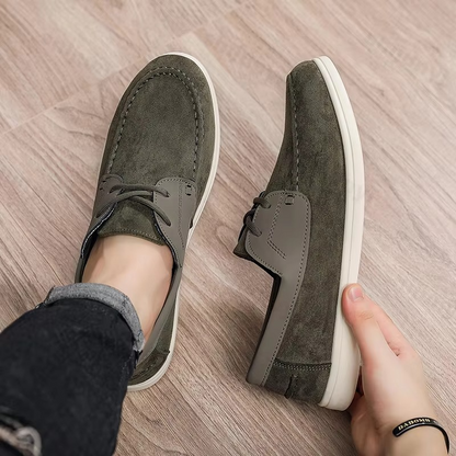 Otis Men's Suede Loafers - back view