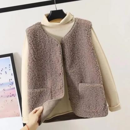 Willa Women's Vest - fabric and finish detail