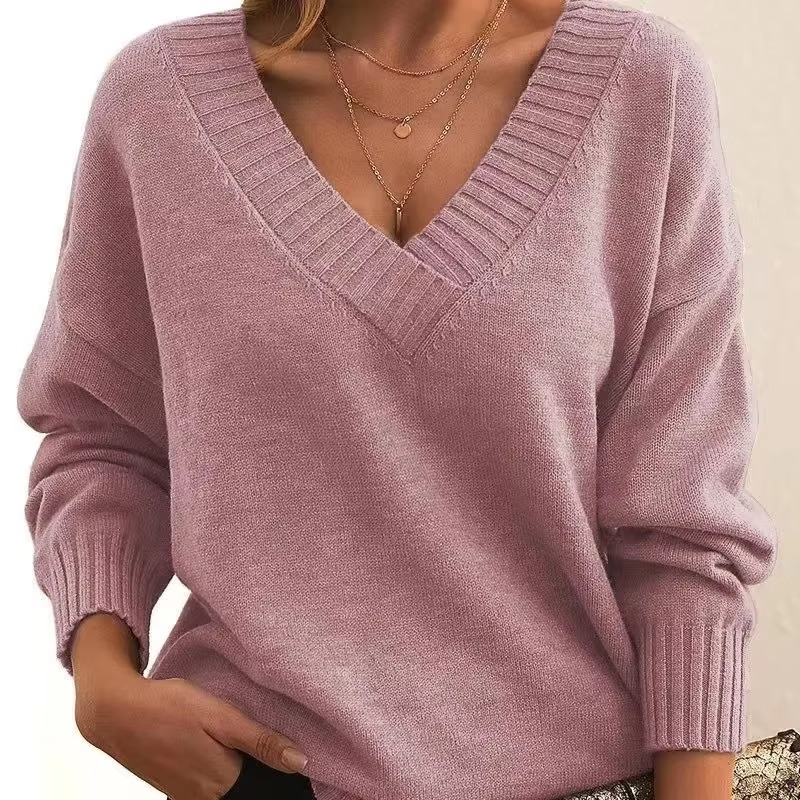 Dahlia Women's Oversized Sweater - back view