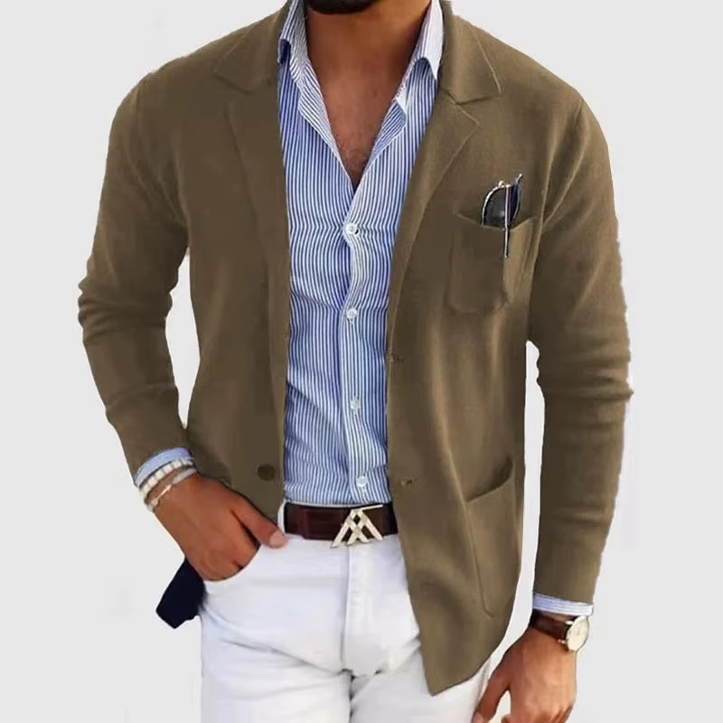 Griffin Men's Cardigan | Black, Grey