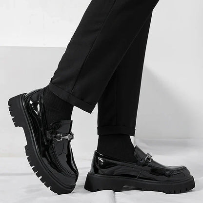 Yves Men's Platform Loafers - shown in use